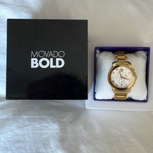 Movado watch, gold